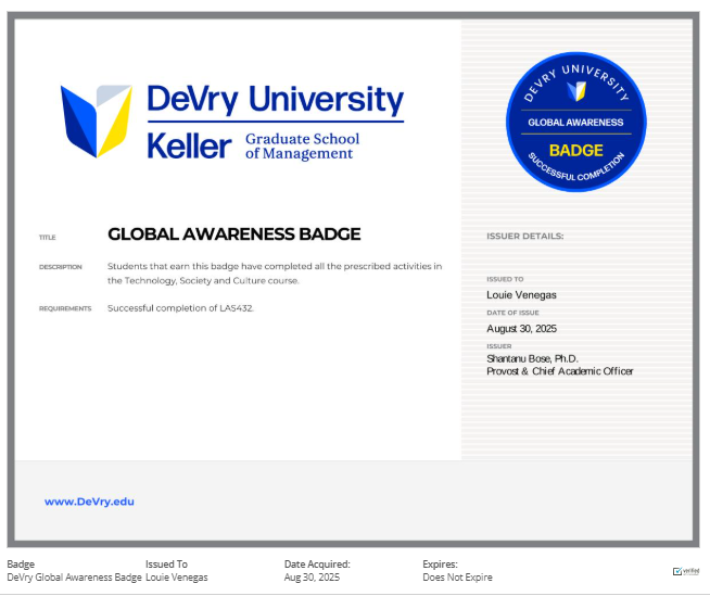 Global Awareness Badge